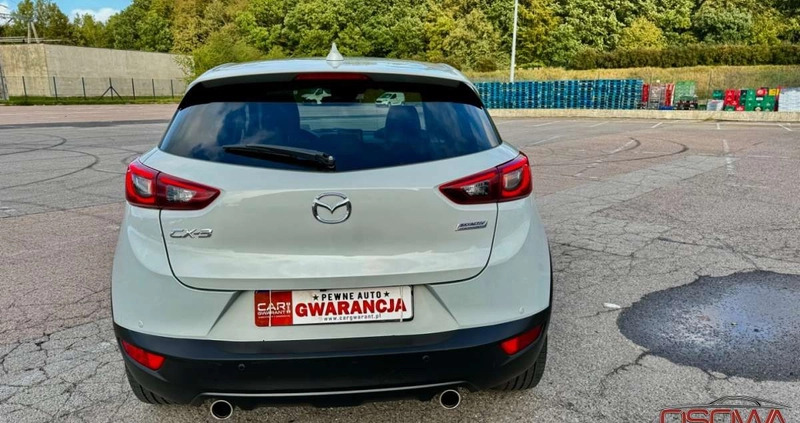 Mazda CX-3 cena 71777 przebieg: 119000, rok produkcji 2017 z Limanowa małe 781